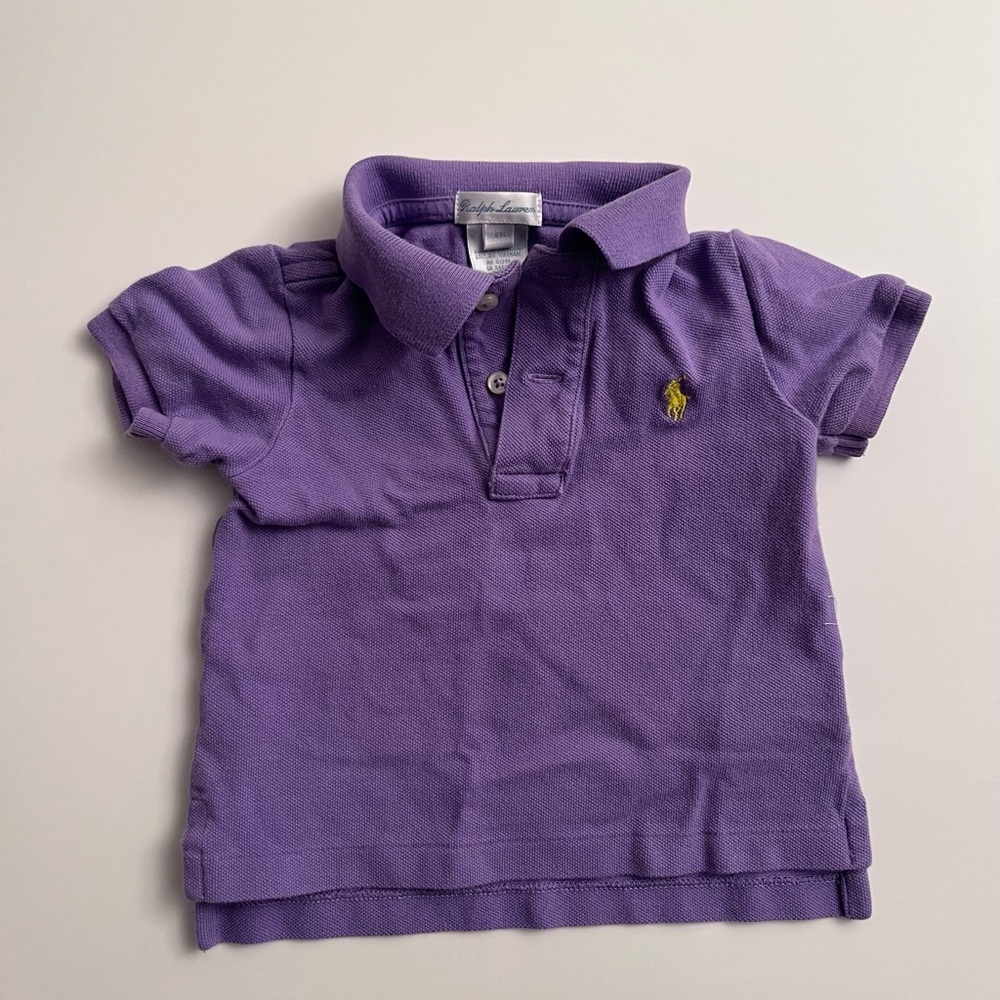 Ralph Lauren Purple Kids Polo Shirt